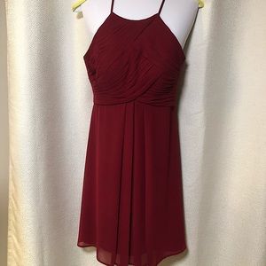 Maroon cocktail dress LIKE NEW